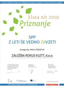 priznanje SPP – Z leti še vedno Zavzeti