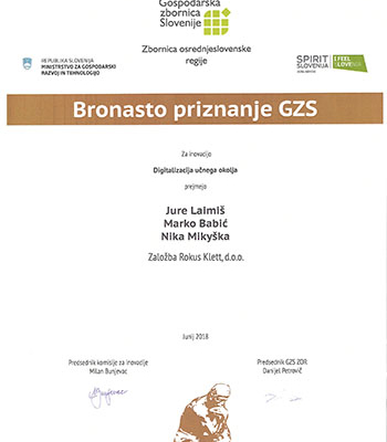 Bronasto priznanje GZS